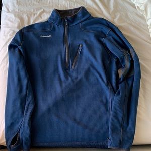 Mens navy Avalanche Sport Quarter Zip Sweater